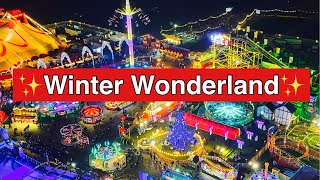 🇬🇧❄️London Winter Wonderland 2025 in Hyde Park (Day \u0026 Night): A Magical Adventure!✨🇬🇧