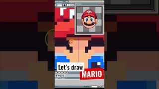 A pixel art timelapse of Mario!