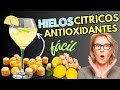 ANTIOXIDANTE NATURAL 🧊 Hielos Cítricos 🍋🍊 con Jengibre #Antioxidante #Detox