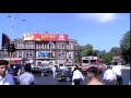 pedestrians crossing and busy traffic in mumbai near bmc building