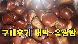 옥광밤 구매후기가 너무좋아서 농수산홈쇼핑에서 구매~