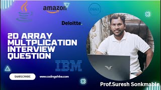 Java Thread 2D Array Multiplication | Using Class Example | Interview Question Explained