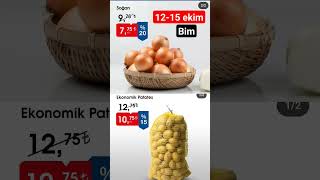 BİM MARKET 12-15 EKIM PATATES\u0026SOĞAN INDIRIMİ #bimmarket