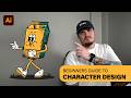 Adobe Illustrator Tutorial: Create a vector character from Sketch