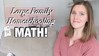 HOW I TEACH MATH! | LARGE FAMILY HOMESCHOOL | CURRICULUM REVIEW