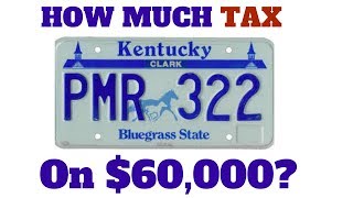 How Much Tax Will You Pay In Kentucky on $60,000?