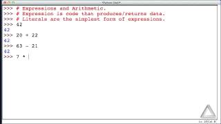Unit 2 Video 6: Expressions & Basic Arithmetic