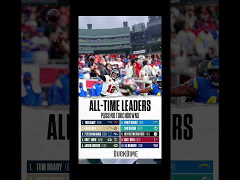 All Time Passing Touchdown Leaders #nfl #viral #mvp #passing # ...