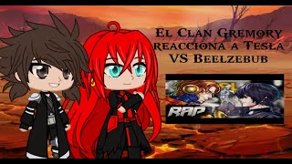 El Clan Gremory reacciona a Nikola Tesla Vs Beelzebub Rap - Ciencia Vs Magia | Gacha Club