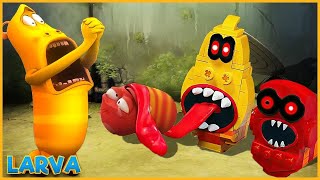 LARVA CARTOON MOVIE 2025 - MYSTERY CAVES  #cartoon - YELLOW \u0026 RED