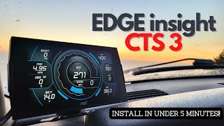 EDGE Insight CTS 3 Install in 5 minutes!