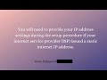 Setting Up the Parent Node Using a Static WAN IP Address | Linksys Velop Troubleshooting