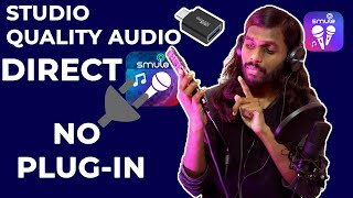 How to Record High quality audio on Smule