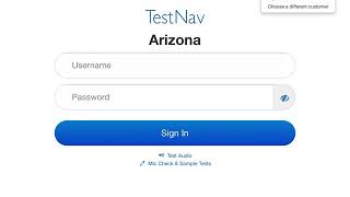 TestNav Instructions