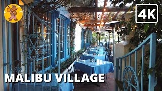 Malibu Village \u0026 Legacy Park | Walking Tour | 4k Ultra HD | 🔊 Binaural Sound