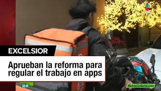 Aprueba Senado reforma para regular empleos de plataformas digitales