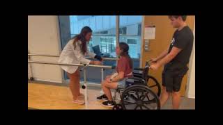 Skill 24- Measure, fit, stand/walk Parallel Bars