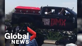 DMX funeral procession shuts down traffic in New York City