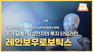 [모닝한투-핫리포트] 레인보우로보틱스, LG전자, 한올바이오파마