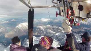 Filzmoos to Schmiedgustrbe near Bad Ausee Hot Air Balloon Flight Time Lapse 16 01 2014