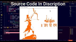 Shri Ram Navami Using Python Turtle Code | Python Programming Hub
