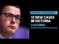 Victoria records 12 new cases, one death from COVID-19 | ABC News