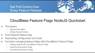 CloudBees Feature Flags NodeJS QuickStart