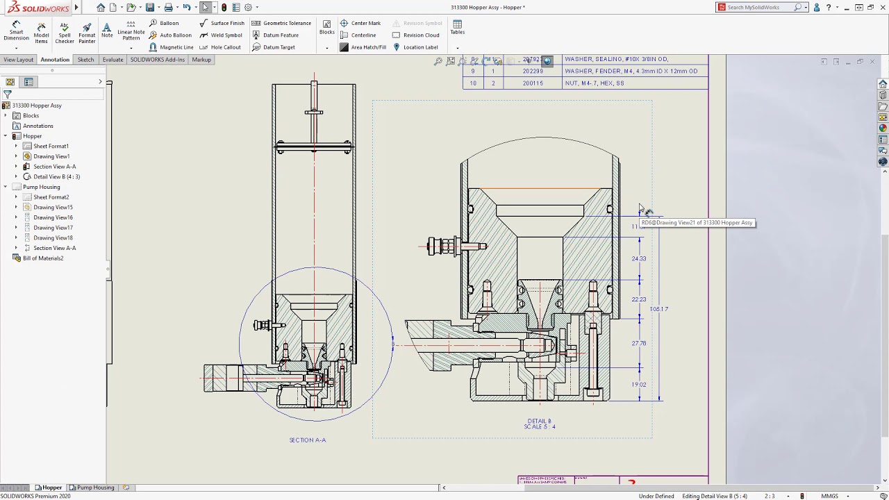 SOLIDWORKS 2020 - Drawings - YouTube