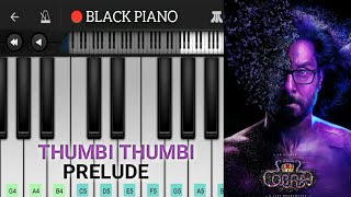 Thimbi Thumbi Prelude In Piano | Vikram | Srinidhi Shetty | A.R.Rahman | Cobra | BLACK PIANO