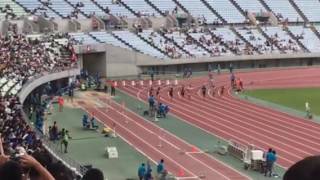 第64回全日本実業団対抗選手権大会100m決勝