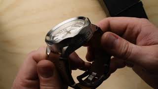 Sisu Guardian GQ1 50 Swiss Watch Unboxing