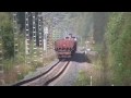 freight train 4065 passes pyylampi level crossing