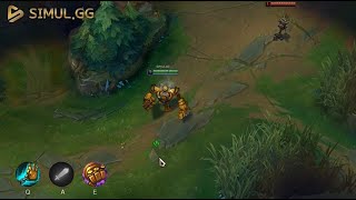 [simul.gg] Blitzcrank Skill Combo / 블리츠크랭크 스킬 콤보 1