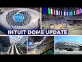 BEST ARENA IN THE NBA? Intuit Dome Construction Update! Signage, Halo Board Panel, Luxury Suites