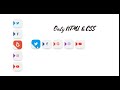 Amazing Social Media Icon With Hover Effect |  HTML & CSS | Code Effect