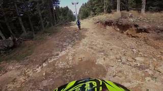 Uludağ DA  Heyecan dolu bir iniş yaptık Downhill