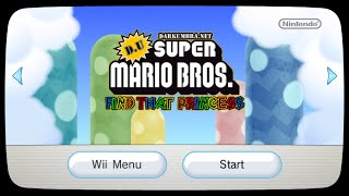 DU Find That Princess + Newer Super Mario Bros U Channel Downloads (BNR FILE)