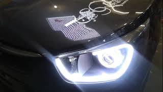 Maruti Suzuki alto k10 Headlights drl lights modification