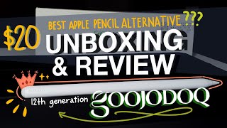 GOOJODOQ 12th Gen Pencil Unboxing and Review + Accessories 🍃 : Apple Pen Alternative for iPad 🇵🇭