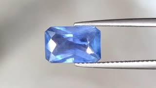 3.08 Carats Square Unheated Blue Sapphire 102513-1