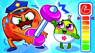 Police Health Checkup Song + More Kids Songs | Best Cartoon by Pit \u0026 Penny Stories 🥑💖 #viral