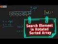 Search Element In a Rotated Sorted Array | LeetcodeBS-4. Search Element in Rotated Sorted Array - I