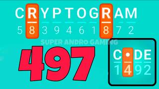 CRYPTOGRAM 497