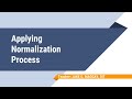 Applying Normalization Process (MS Access)