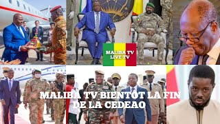 MALIBA TV: TRÈS URGENT PANIQUE À LA CEDEAO 4 NOUVEAUX PAYS VEULENT INTÉGRER L'AES