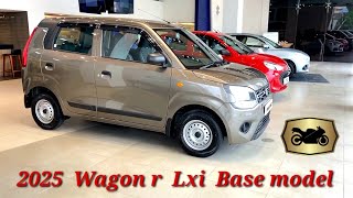 2025 New Maruti Suzuki WagonR LXi 1.0 | WagonR Base Model | Price Features \u0026 Detailed Review #wagonr