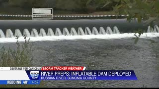 Sonoma County prepares for flooding with inflatable dam as rain and snow impact state