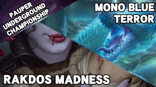 Rakdos Madness vs Mono Blue Terror - Round Four - Pauper Underground Championship @ Bowness Arts!