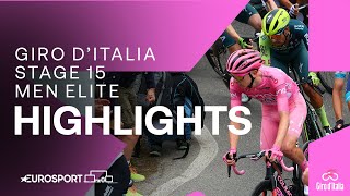 Riders Battle Epic Queen Stage! | Giro D'Italia Stage 15 Race Highlights | Euros