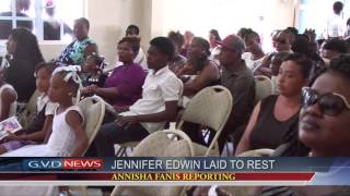 April 14th - 2016 JENNIFER EDWIN LAID TO REST ANNISHA FANIS